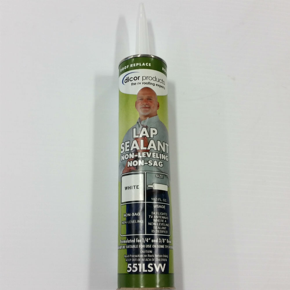 Dicor 551LSW Non-Leveling/Non-Sag Lap Sealant – White
