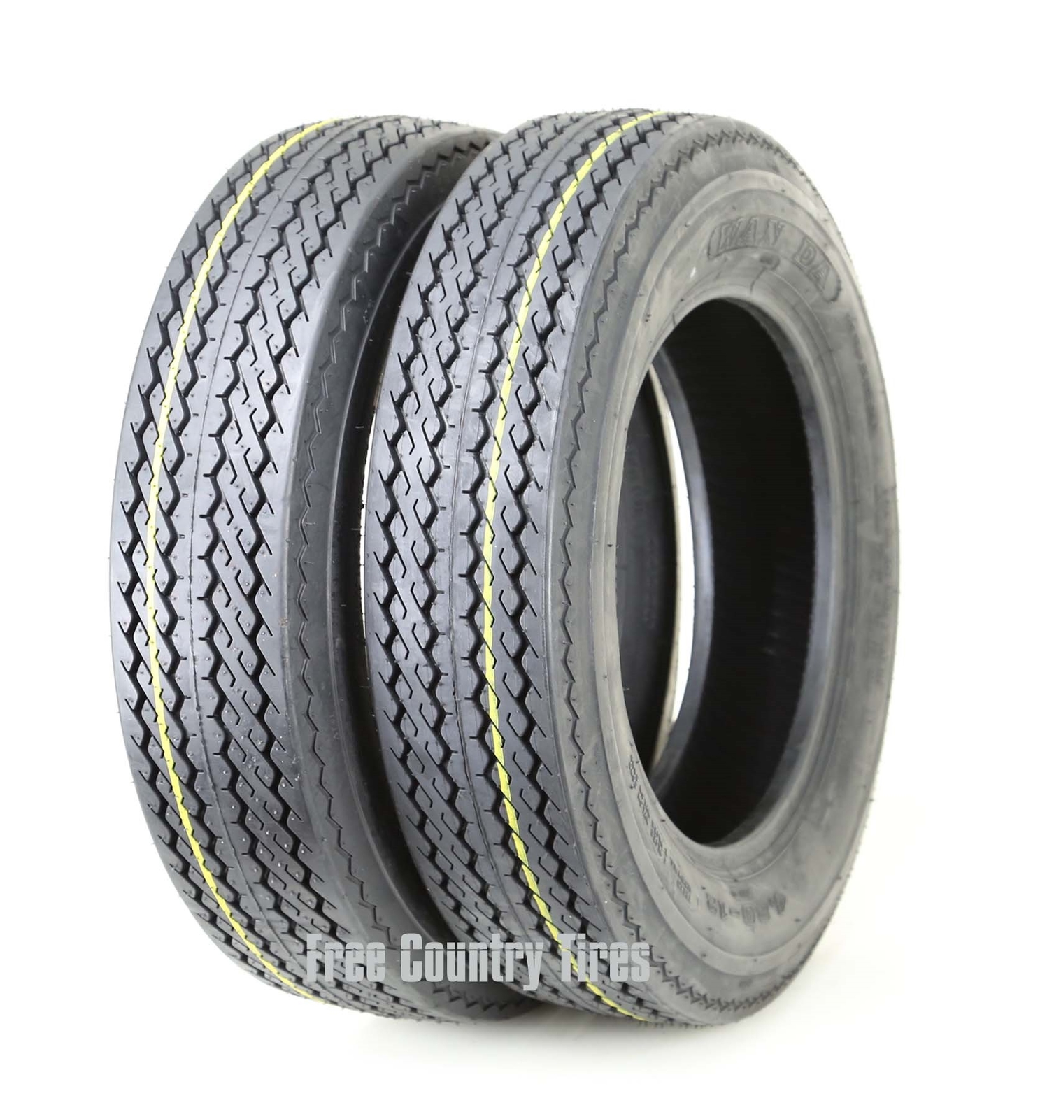 2 New Highway Boat Motorcycle Trailer Tires 5.30-12 5.3×12 6PR Load Range C