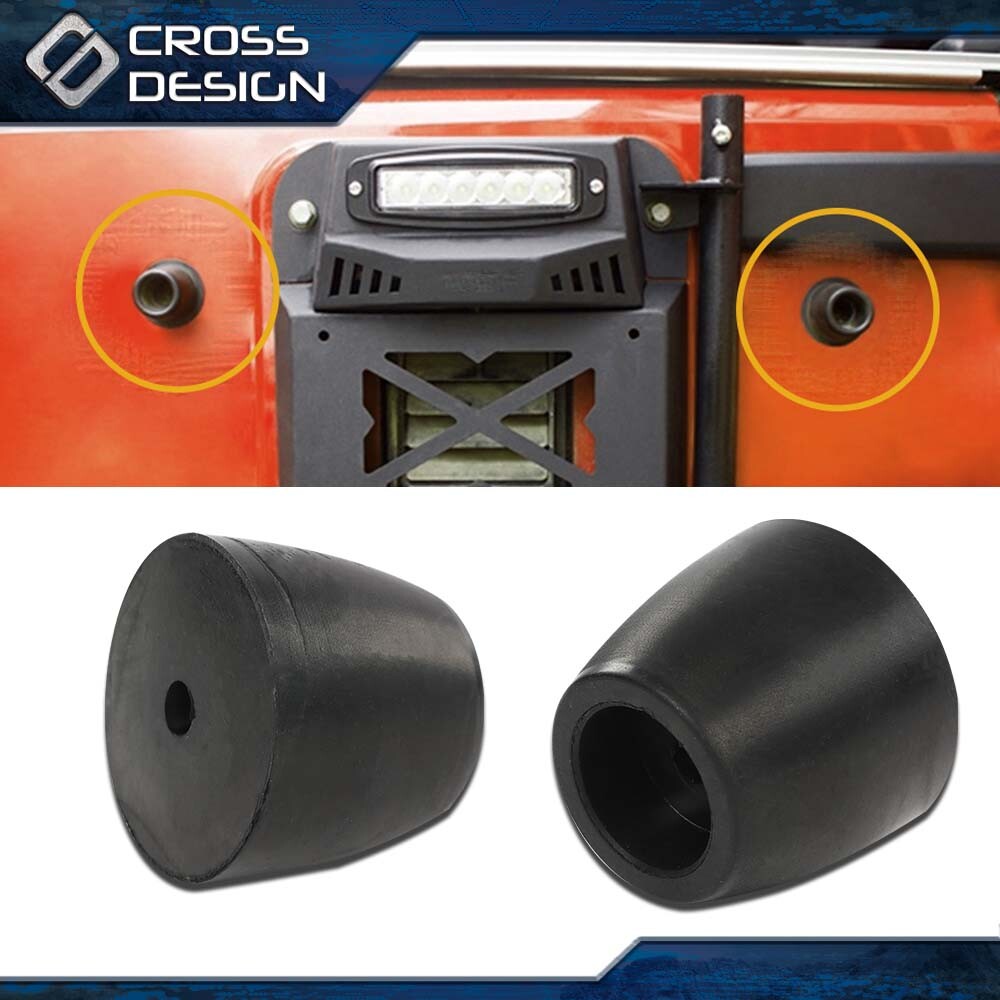 2″ Door Rubber Bumpers Stop Cone Replacement Ramp Fit For Cargo RV Trailer Truck