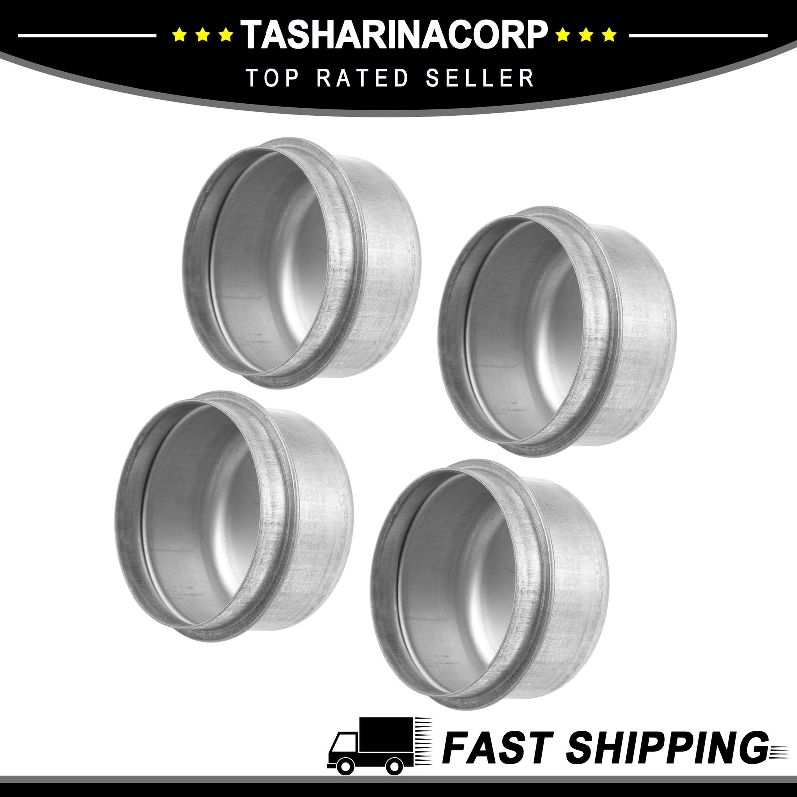 4 Pcs 1.98inch Trailer Axle Dust Grease Cover for Dexter EZ Lube Trailer Camper