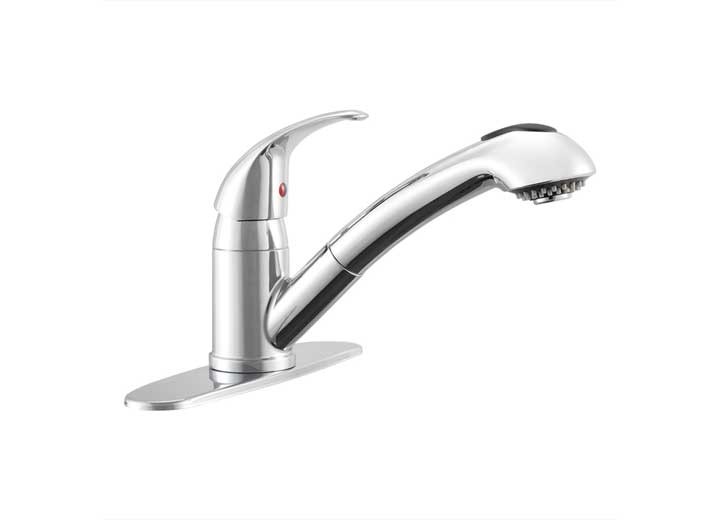 Dura Faucet DF-NMK852-CP Designer Pull-Out RV Kitchen Faucet – Chrome Polished