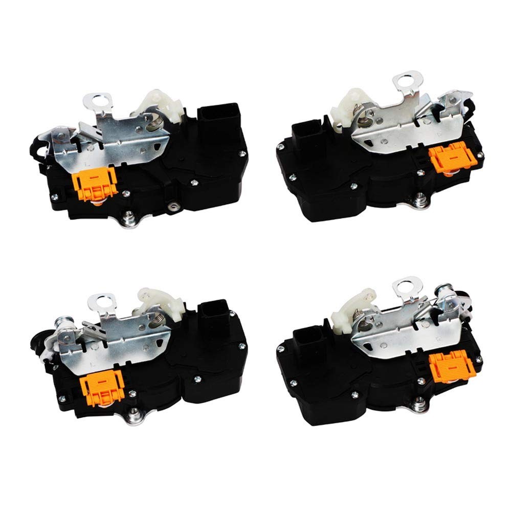 Front Rear Left & Right Driver & Passenger Side & Rear, Black