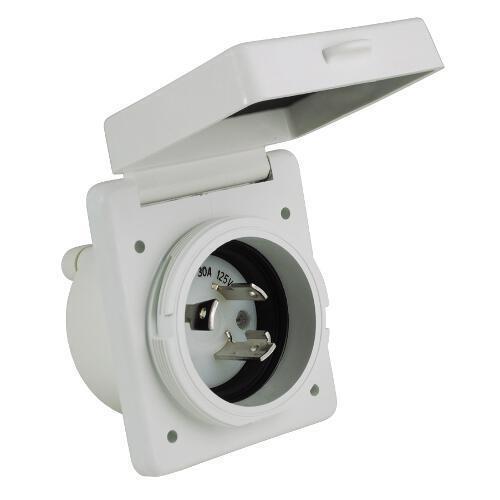 Cynder RV/Marine Easy Twist Lock Inlet Standard 30 Amp 125/250 00629