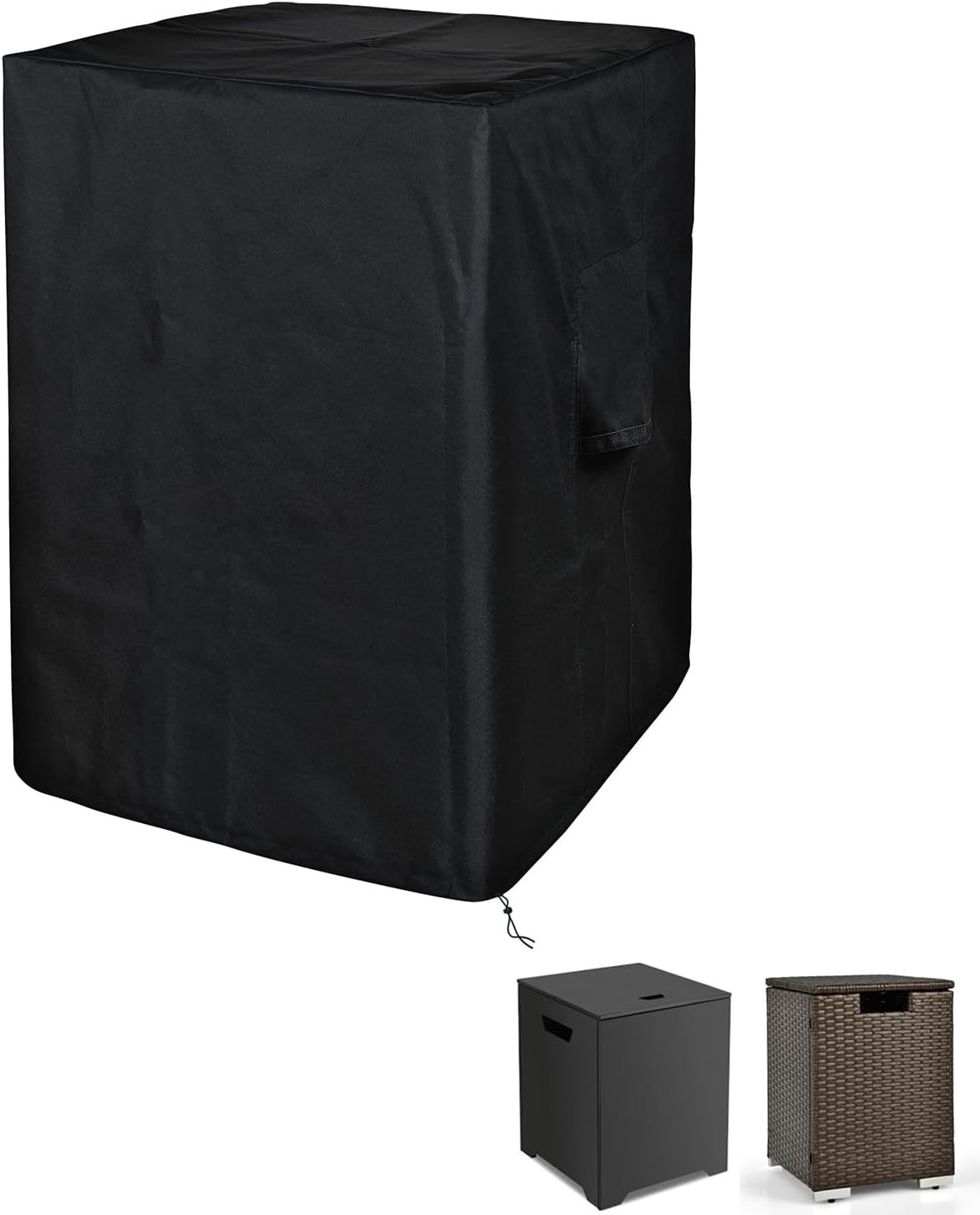 Weatherproof 600D Polyester Propane Table Cover – Fits Standard 20 lbs Tanks