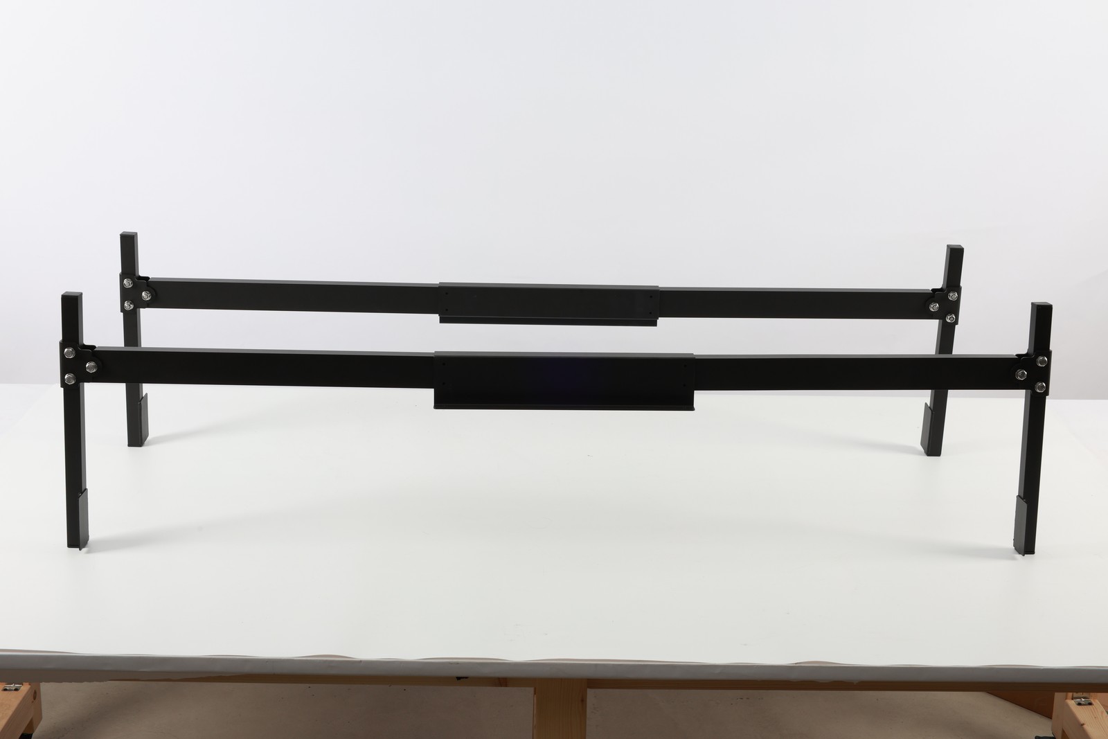 Aluminum Truck Cap&Topper Ladder Roof Rack for Pickup Camper Shell Black Upgrade