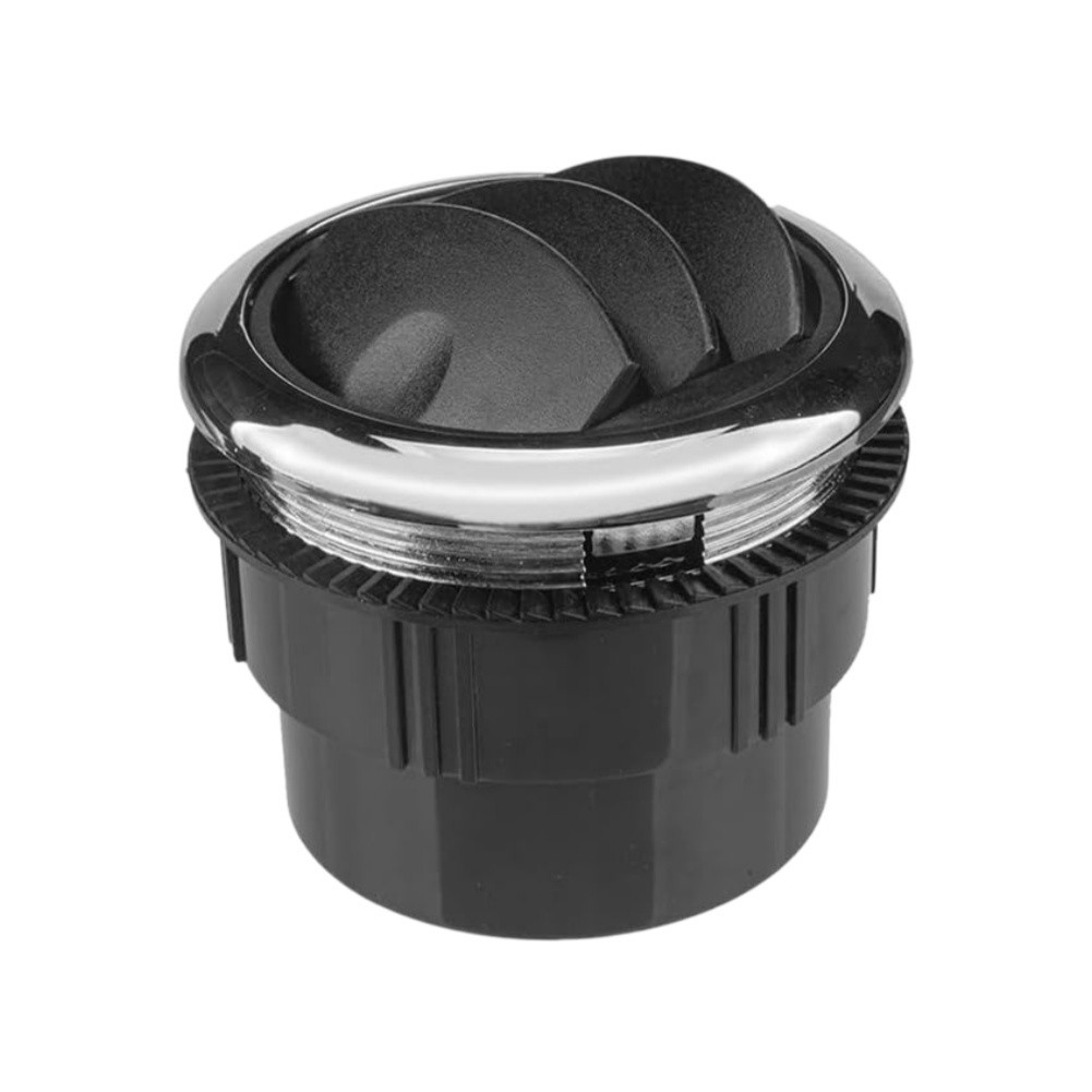 Car Dashboard Vent Deflector for AC Air Outlet 87mm 75mm Mounting Hole Black