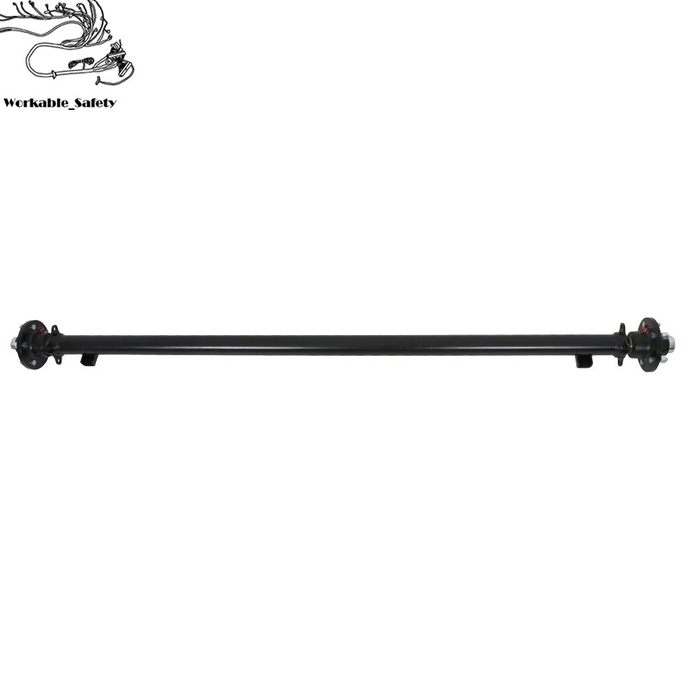 3.5K Trailer Axle For Trailer Cargo Dump RV 5 lug Utility Axle 3500lbs Boat Axle