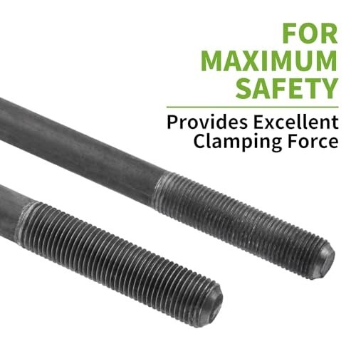 Trailer U Bolt Kit 2 3/8 Inch Axle 3500 Lbs 6 1/4 Long 1/2 Diameter Leaf Spring