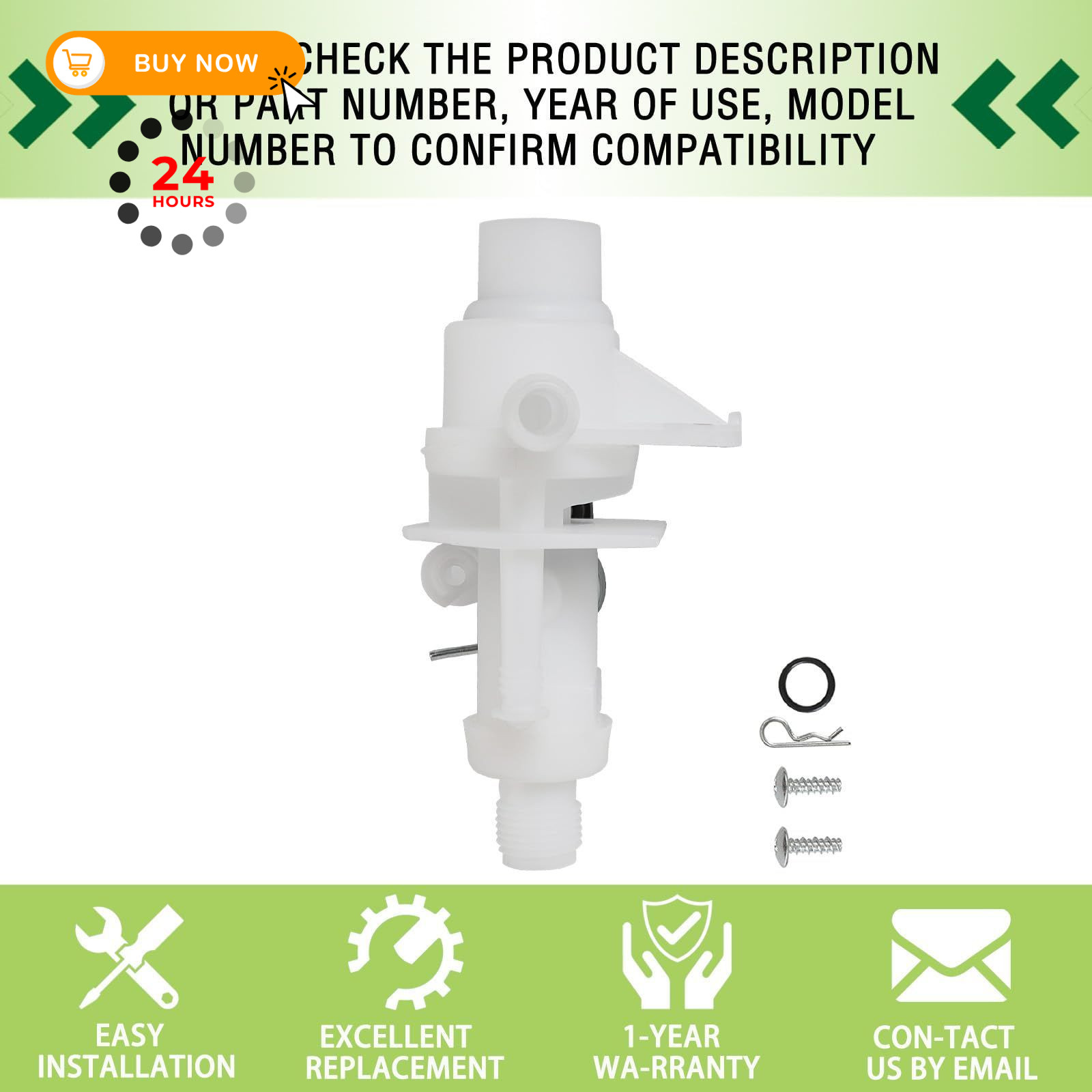 omoZone 31113 Upgraded Toilet Water Module Service Kit Compatible with White