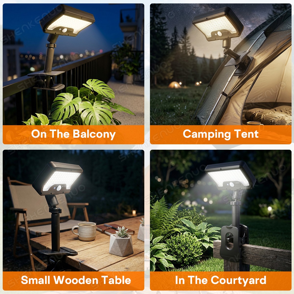 Solar RV Porch Light: 92-LED Exterior Utility Awning Light for Campers and Boat