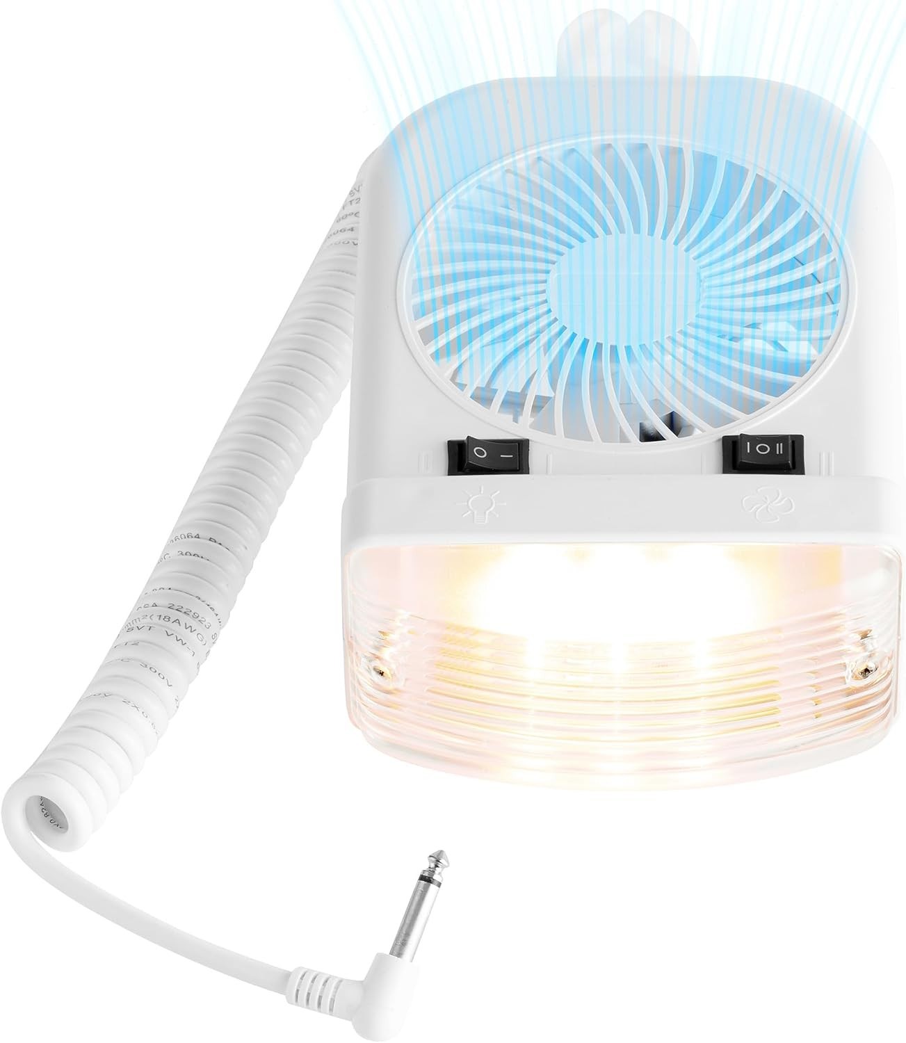 Multi-Purpose 12V LED Light & Fan with Durable Construction for RVs and Tents