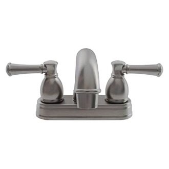 Dura Designer Plastic Satin Nickel Arc Lavatory Faucet w Bell Levels Handles