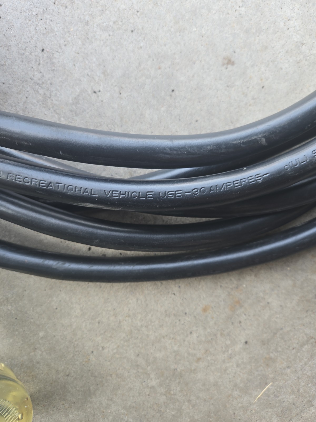 30 amp TT-30 10 AWG RV extension cord, 30 Ft