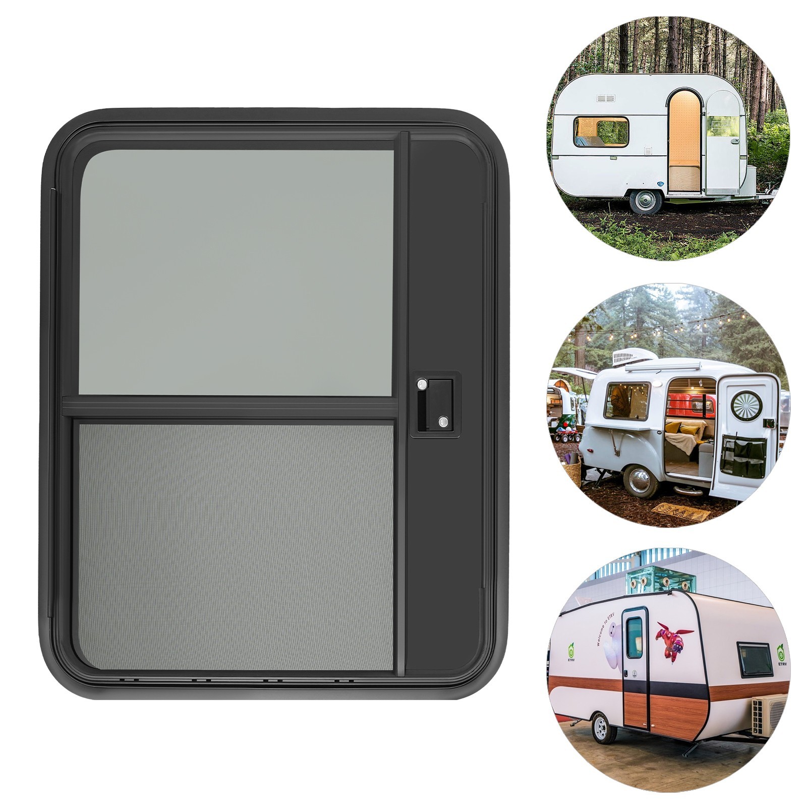 RV Camper Teardrop Trailer Door Left Driver Side Camper Entry Door 30″ W *36″ H