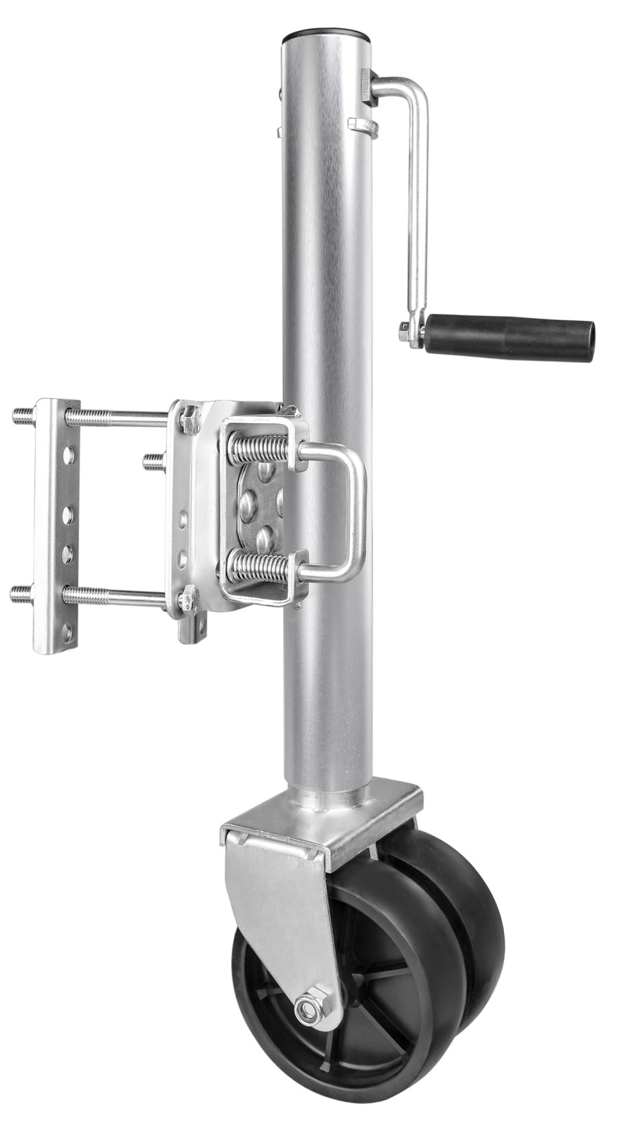 MaxxHaul 70149 Trailer Jack with 11-1/2″ Lift, Swing-Back Standard, Black