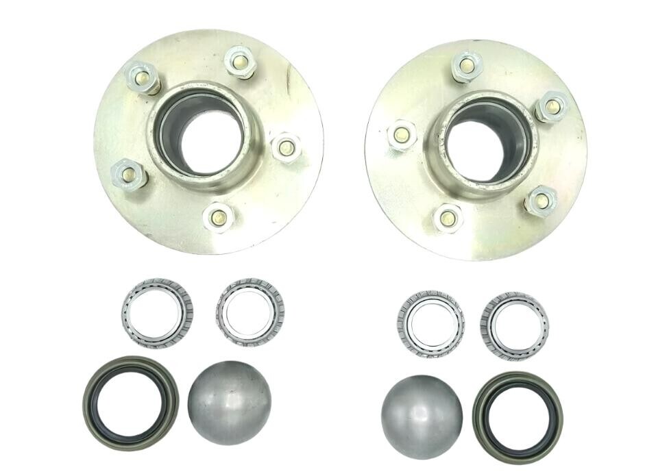 Pair – Mobile Home Conversion Hub Kits 5 Lug 5×4.5″ Idler Axle