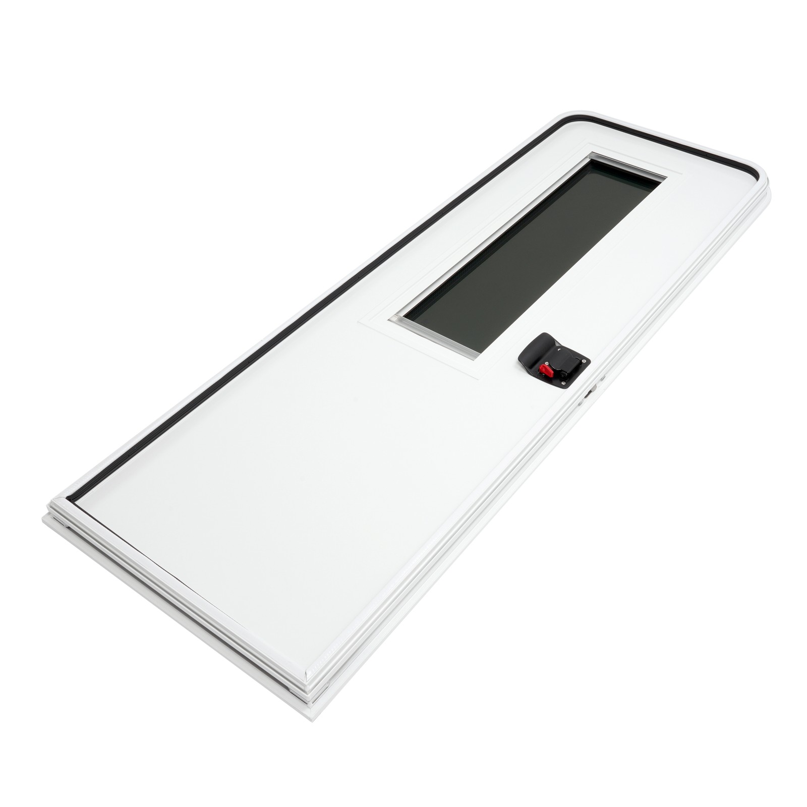 24″ X 68″ Aluminum Radius RV Entry Door Entrance White w/ LOCK/KEY For Universal