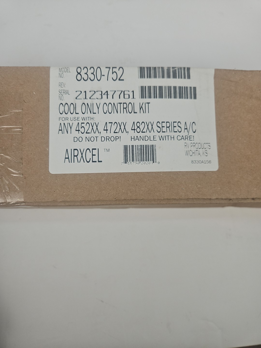 AIRXCEL 8330-752 COOL ONLY NETZONE CONTROL BOX for 452XX/472XX/482XX A/Cs