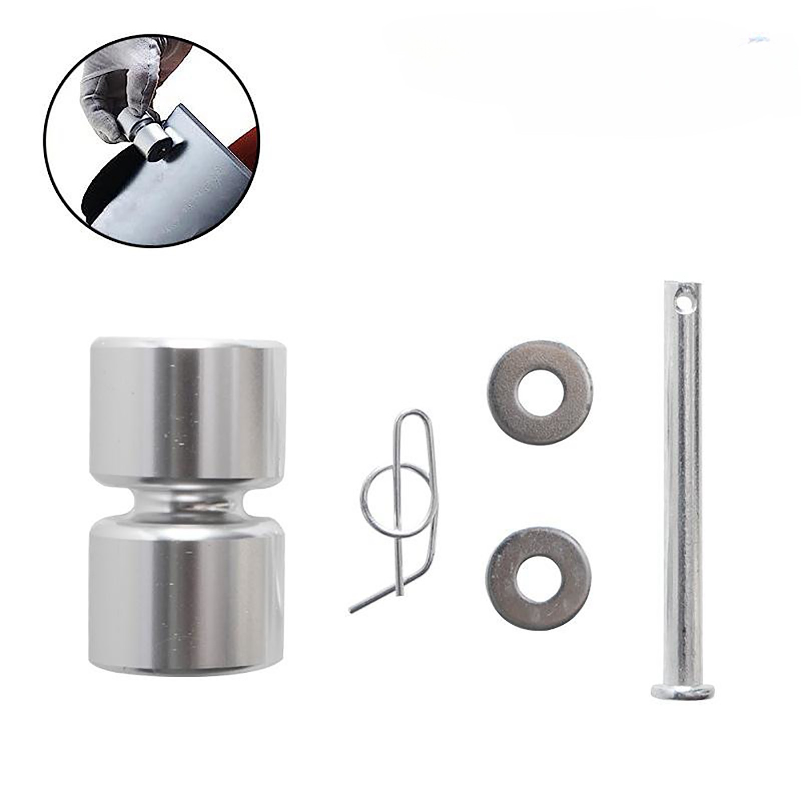 2pcs Aluminum Roller Replacement Kit For Trailer lift/Lifting bed/Elevator