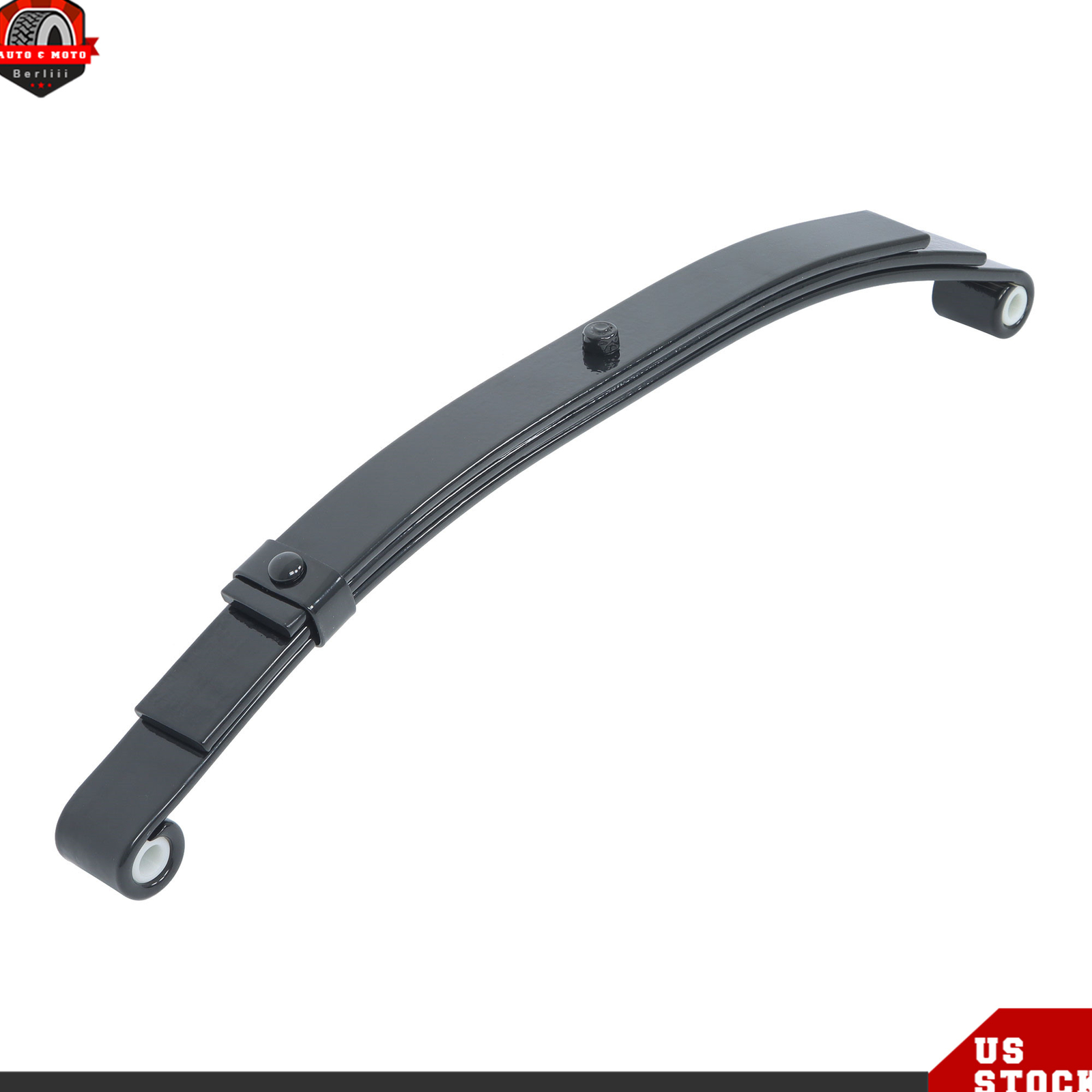 2000lbs 3 Leaf Spring 4000lbs Single Trailer Axle Suspension & U-bolt Hanger Kit