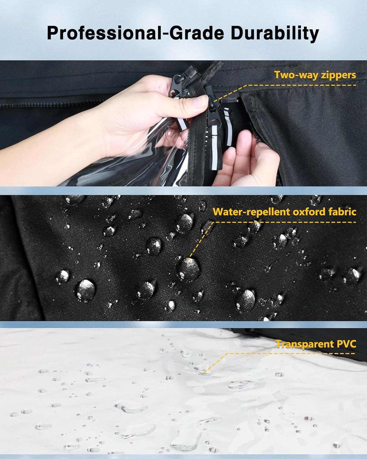 Insulated Rear Door Van Chill Curtain Fit for Ford Transit 2015-2025 Medium Roof