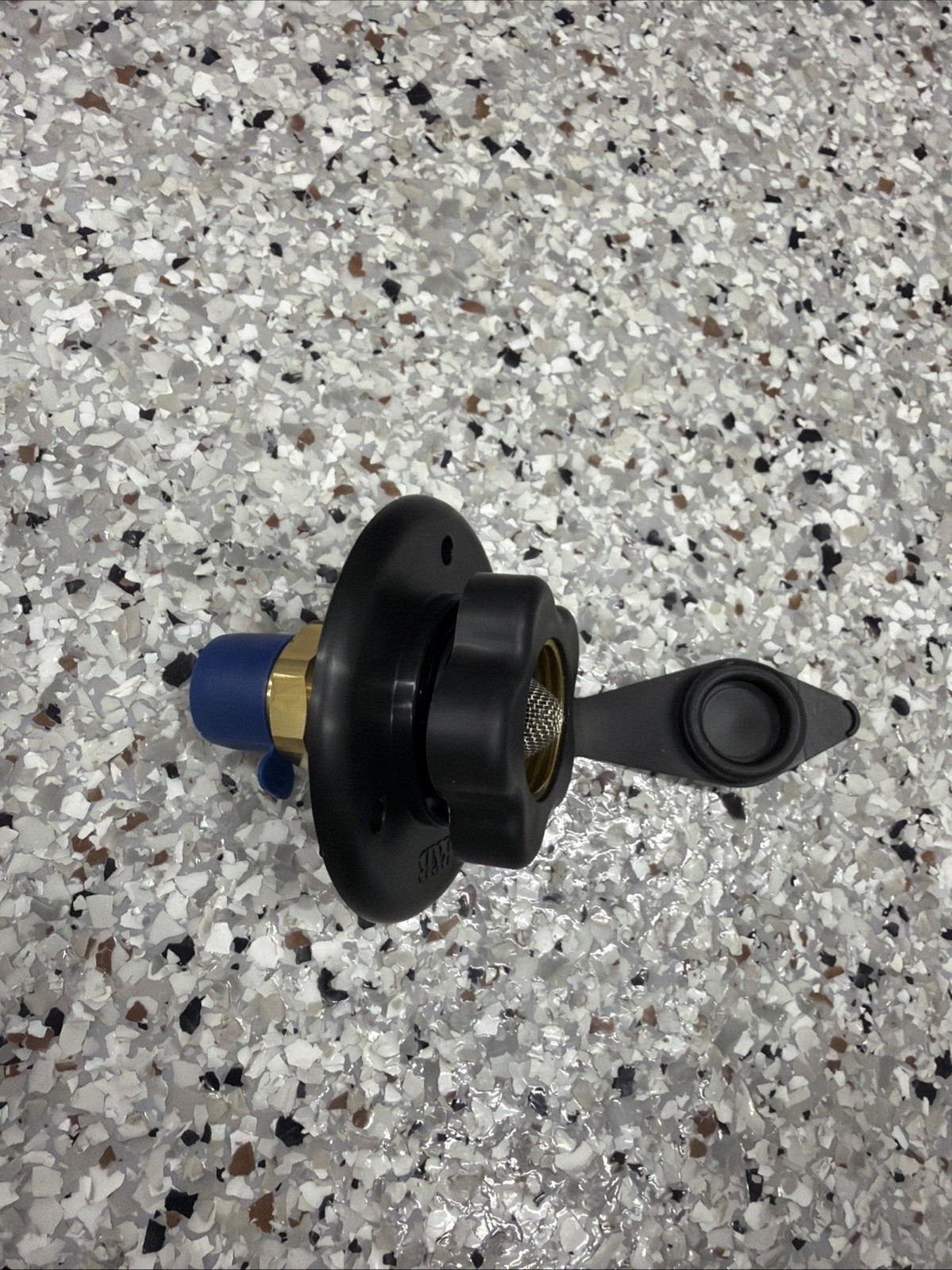 RecPro RV City Water Fill Inlet Brass with Check Valve