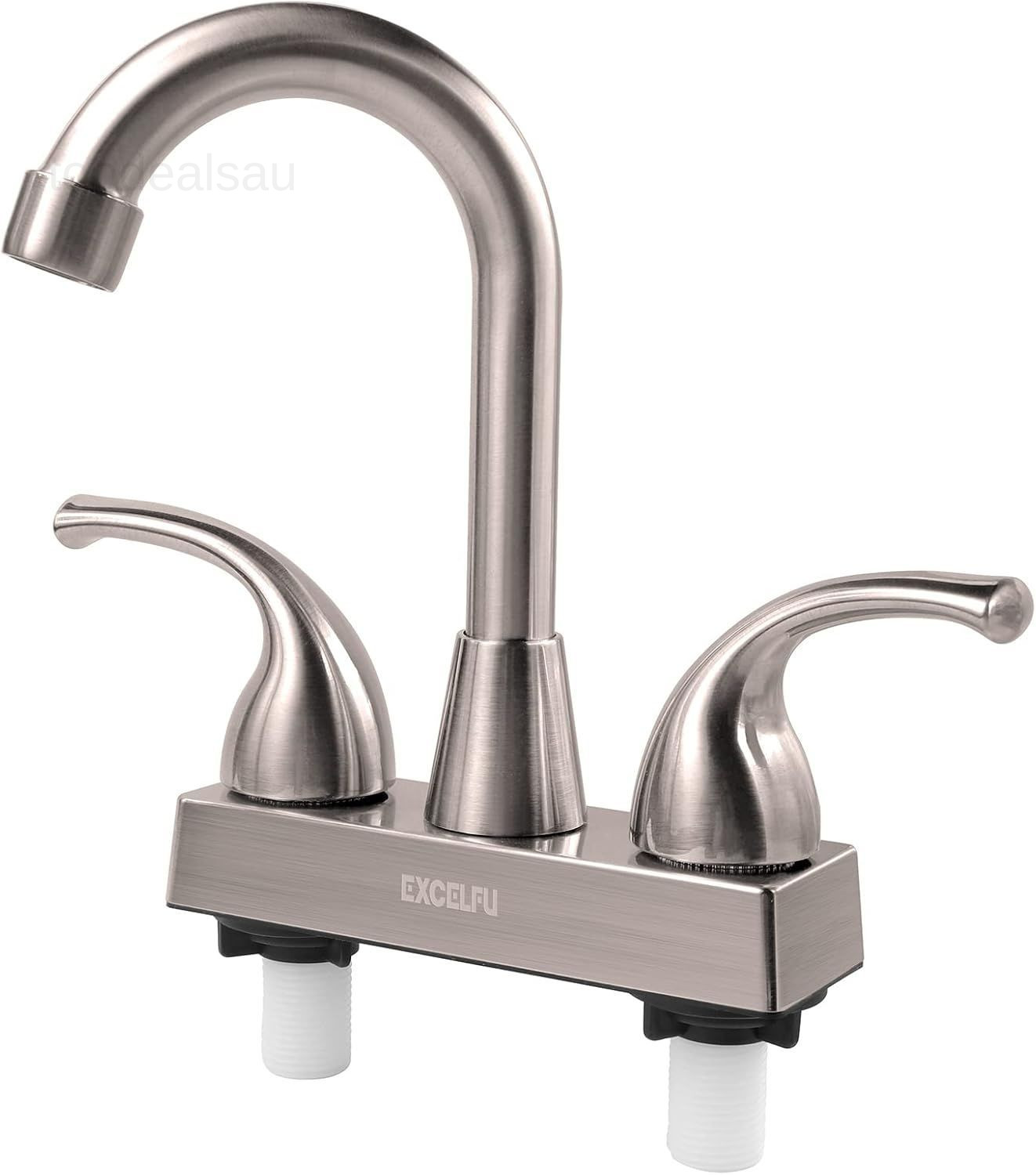 RV Bathroom Faucet, 4 inch Sink Faucet Brushed Satin Nickel