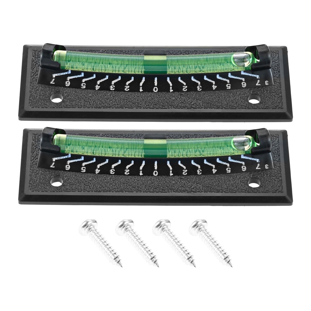 2Pcs Multi-Directional RV Level for Camper Trailer Truck Boat Leveling System