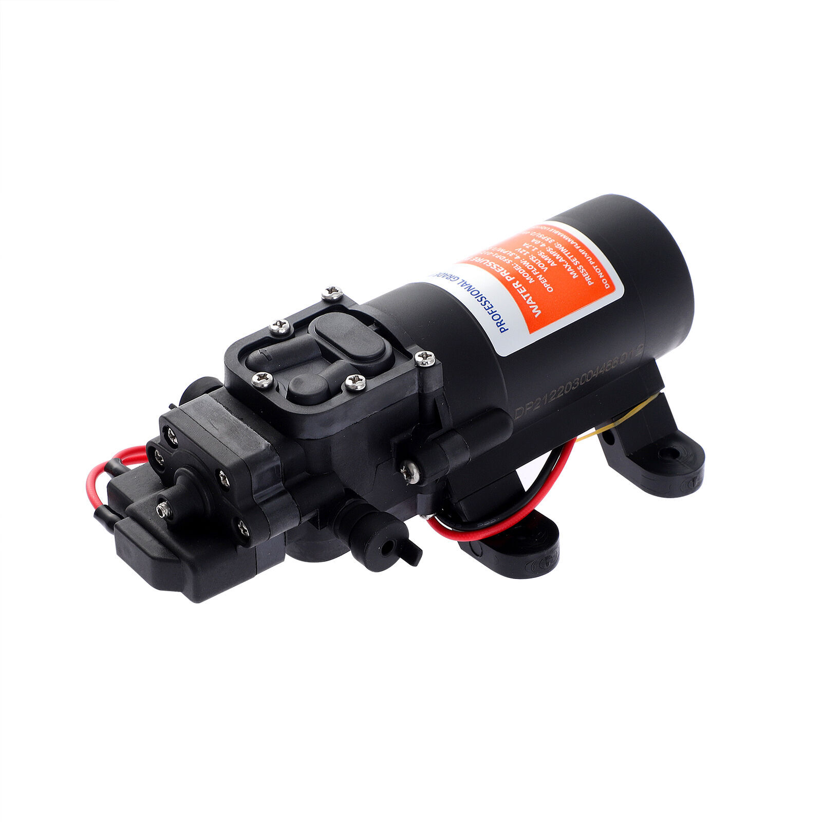 Water Pressure Diaphragm Pump 12V 4.3 L/min 1.2 GPM 35 PSI For Caravan RV Boat