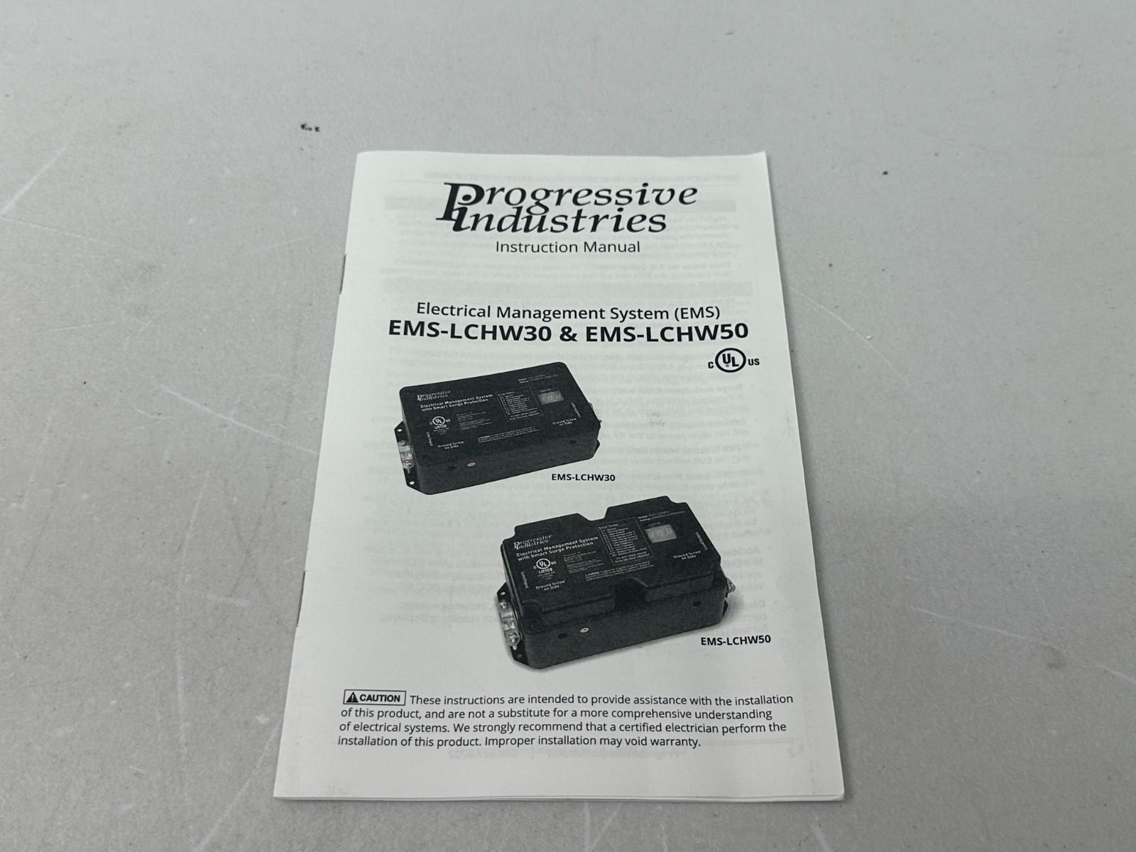 Progressive Industries Hardwired Electrical RV Surge Protector EMSLCHW50