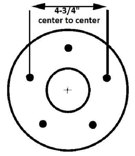2- 5×5 Idler Hubs with 3500# Bearing Kits Replace Trailer Axle fits Dexter ALKO