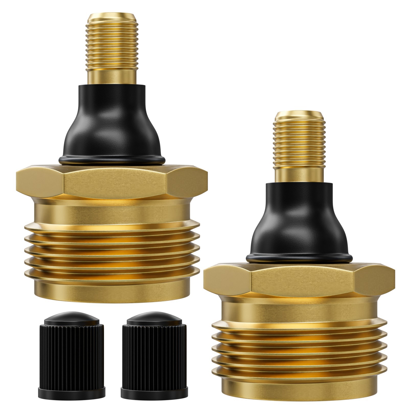 2PCS Leisure Coachworks RV 50psi Brass Winterization Water Intake Blow-Out Plug