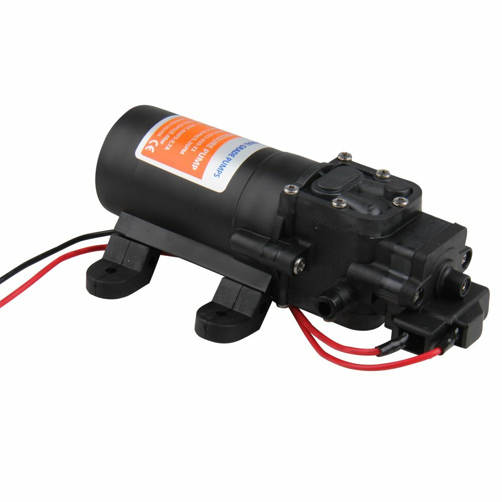 12V 35PSI Diaphragm Water Pump Transfer 1.2GPM 4.3LPM For Caravan RV Boat Marine