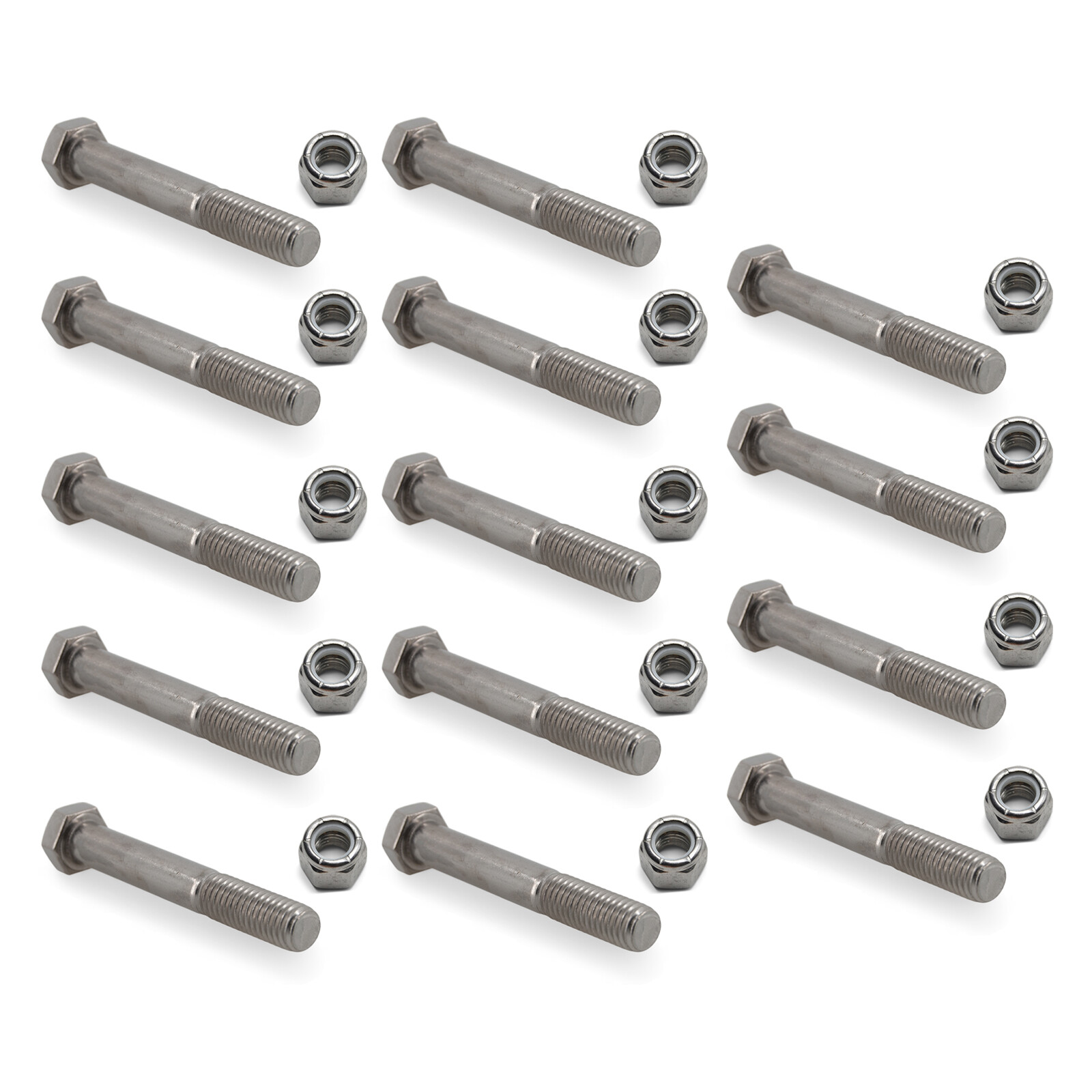 (14) Boat Trailer Leaf Spring Mounting Bolts 1/2 in x 3 1/2 inch Stainless Steel