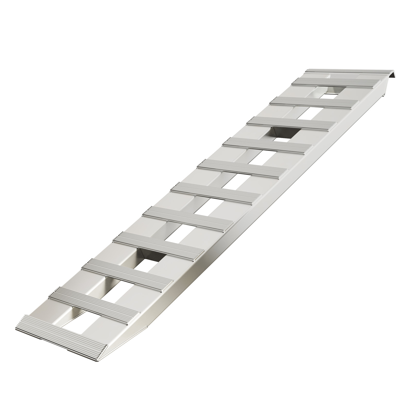 Pair For 60”X15″ Aluminum Ramps 6800 LBS Truck Car Auto Trailer Ramps Hook End