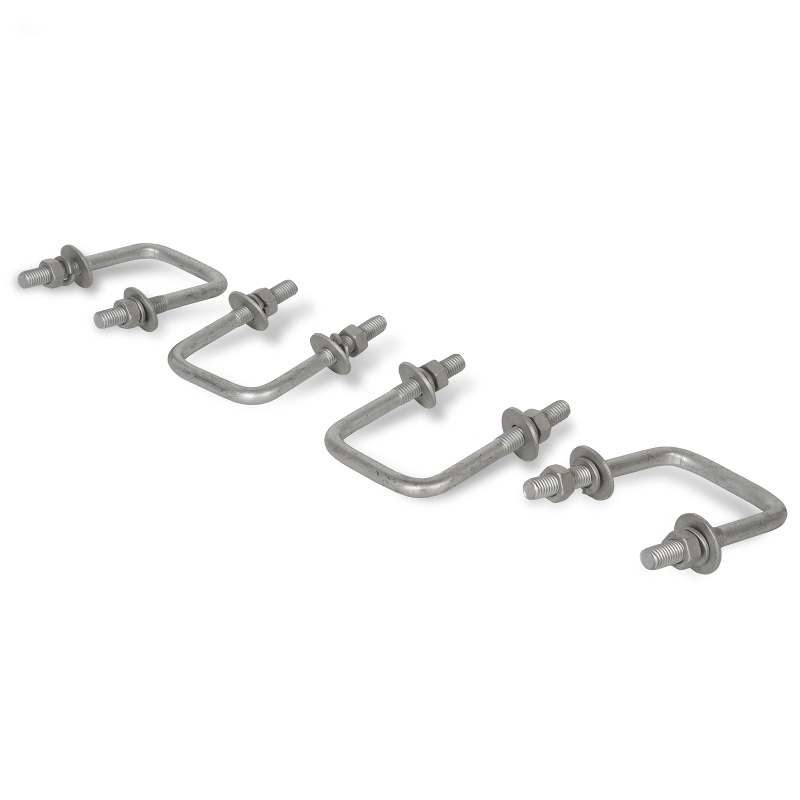 4PCS / 8PCS Boat Trailer Steel U-Bolt Square 1/2″ Dia x 3 1/16″ x 4 5/16″