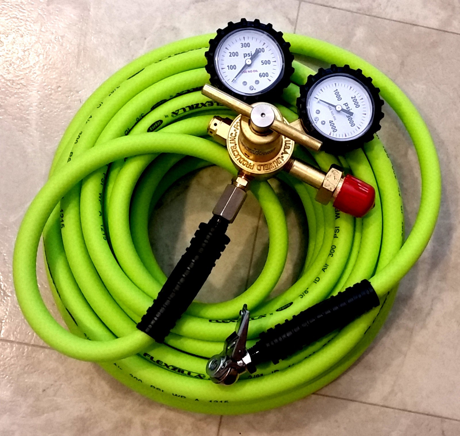N2 Regulator Custom Kit [25-ft] ‘PORTABLE’ RV-5th Whl-Trlr *DIY* tire inflation