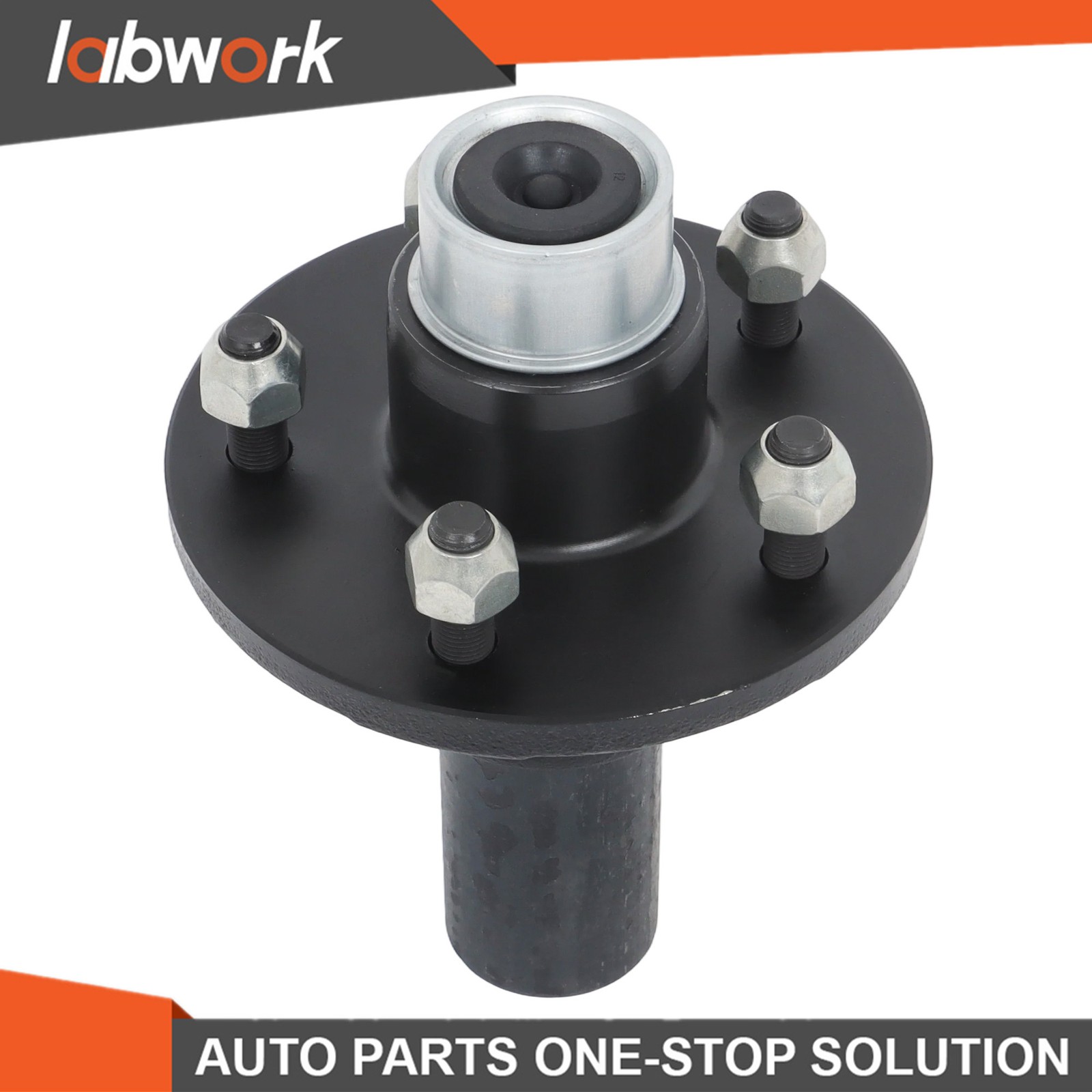 Labwork 2 Sets Pre-Assembled 5 on 4.75′ Trailer Hub Kit and Round #84 Spindle