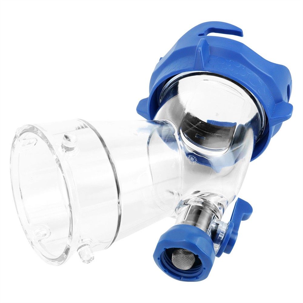 RV Tank Rinser Sewer Adapter, Transparent with Gasket,ON/OFF Switch,UV-Resistant