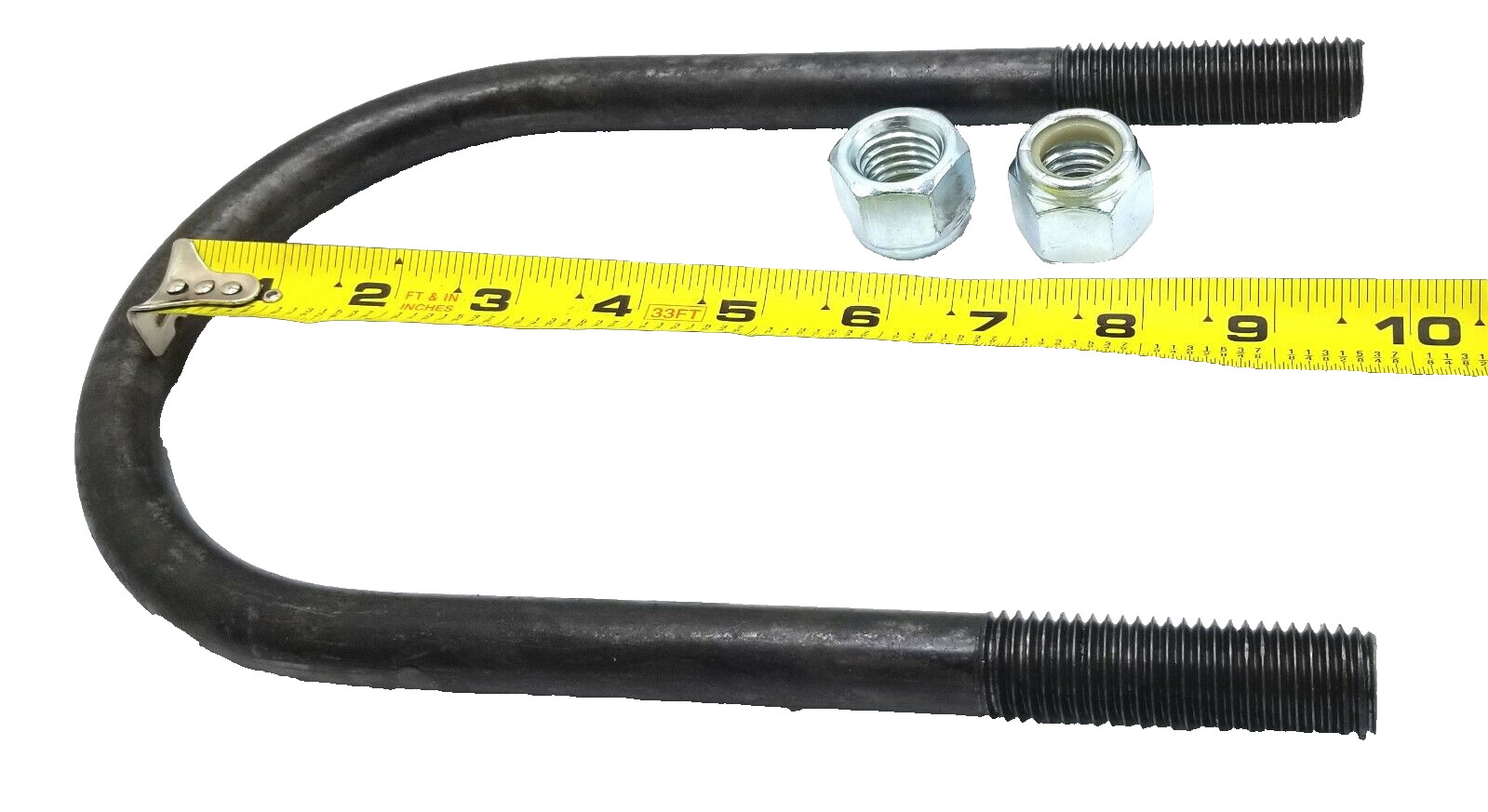 One Dexter U Bolt with Nuts for 12k 15k Round Trailer Axle 5 x 9-3/4 x 3/4 Dia