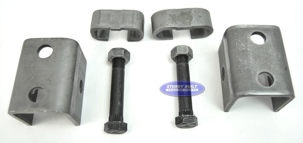 Trailer Single Axle Slipper Leaf Spring Hanger Kit
