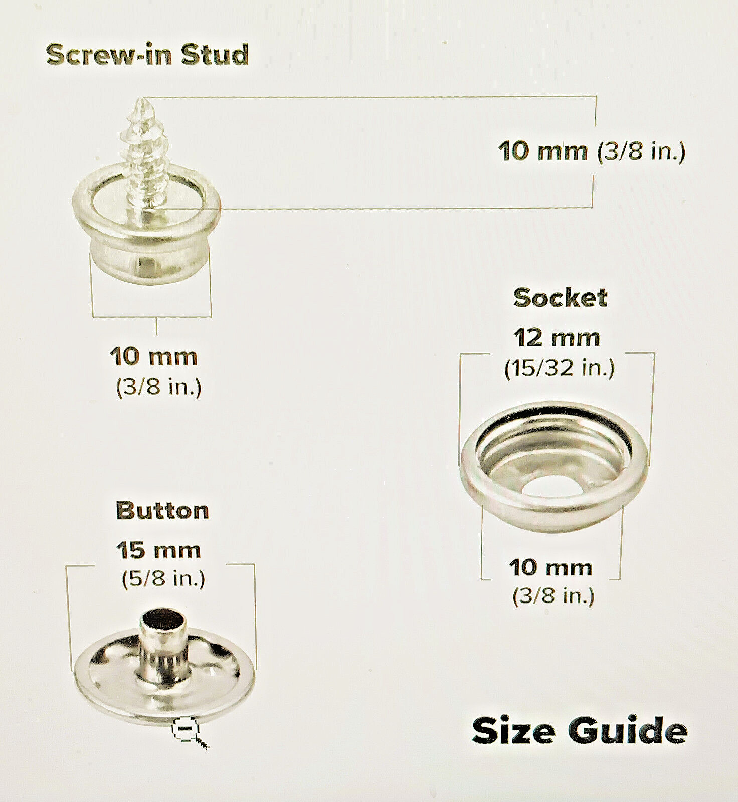 8811 Coghlan’s Snap Fastener Repair Kit