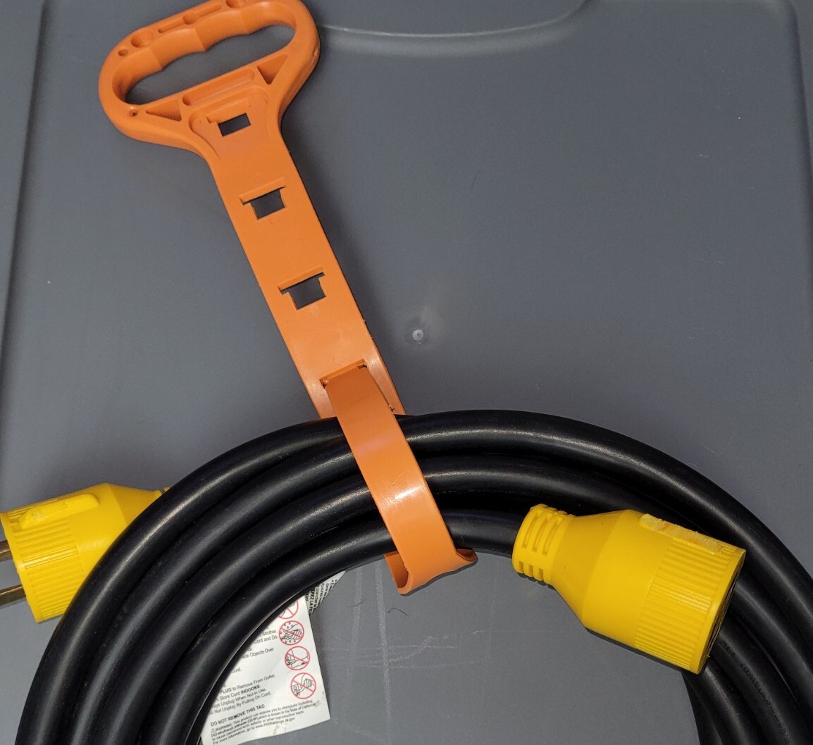 PREOWNED 4-Prong 15 Feet 30 Amp Generator Cord, 3126867, 10 Gauge Heavy Duty