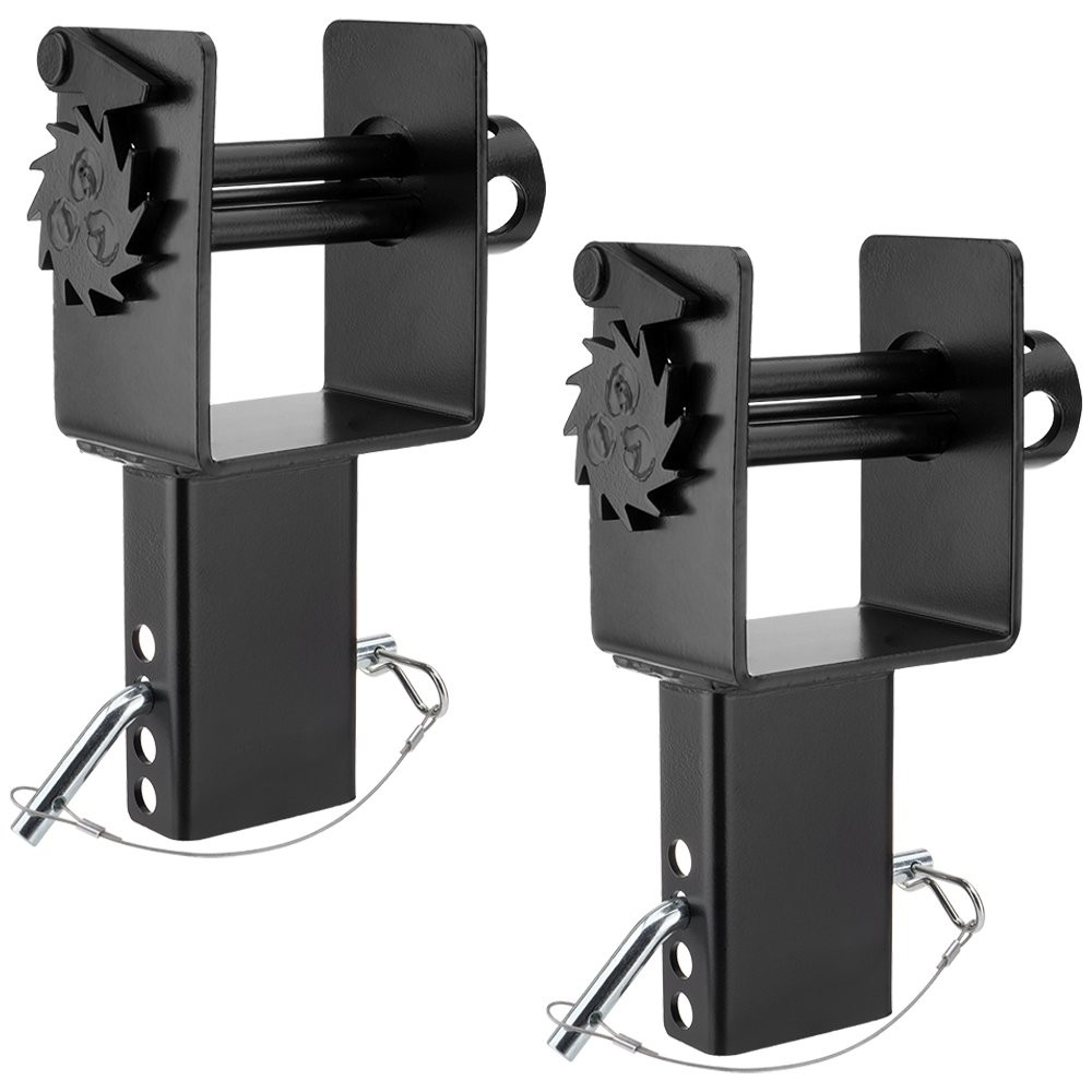 2 PACK Heavy-Duty Trailer Stake Pocket D Rings with Anti-Loss Cord Stake Pocket