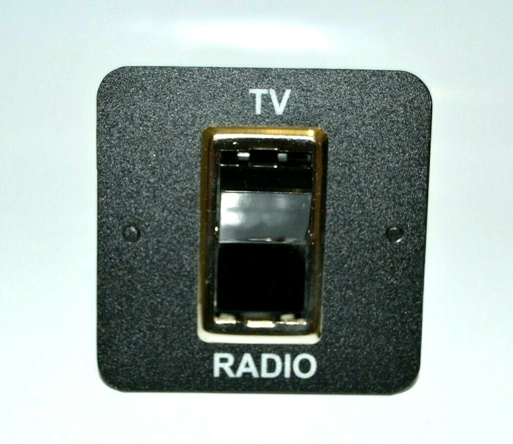 CARLING® 9544 TV/RADIO 12V TOGGLE SWITCH RV, Motorhome, Camper, Snap-In, NEW