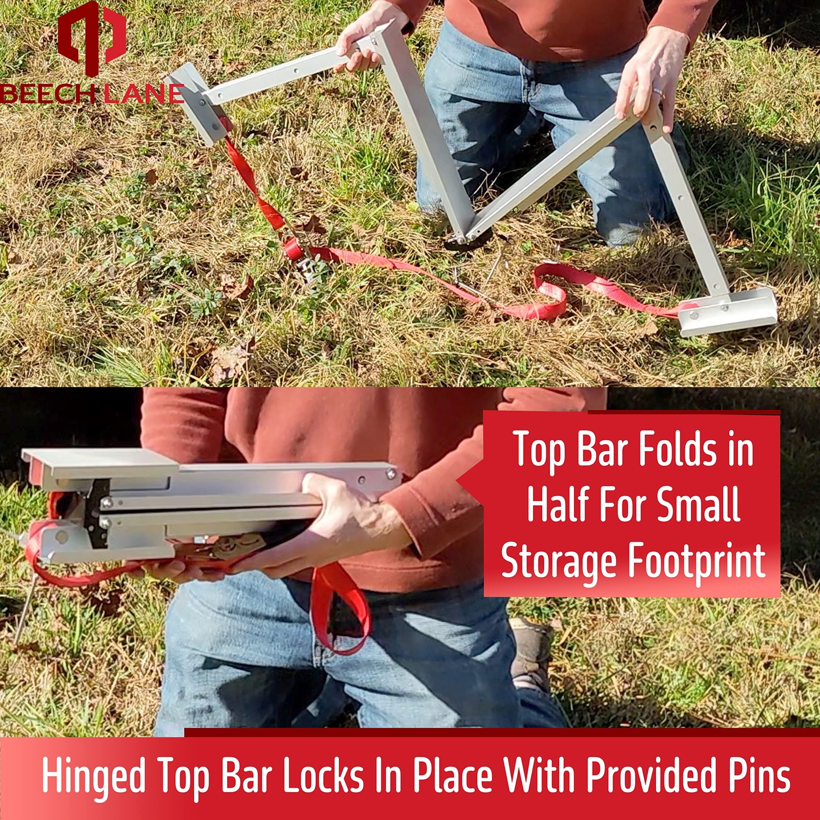 RV Stabilizer 1 Pack – Adjustable Height 12″ to 26.5″ Compact & Foldable