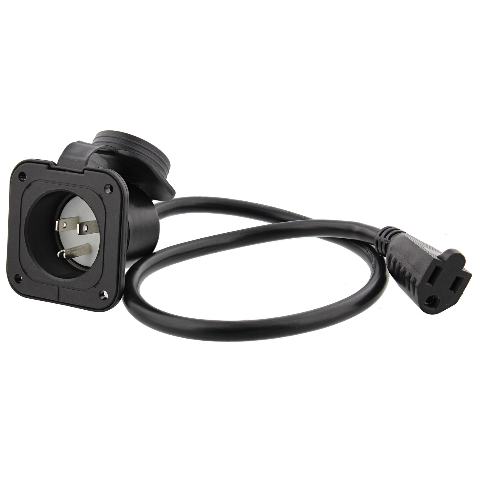 Dumble Power Inlet Port Plug 125 Volt AC Port Plug 15 Amp RV Electrical Outlet