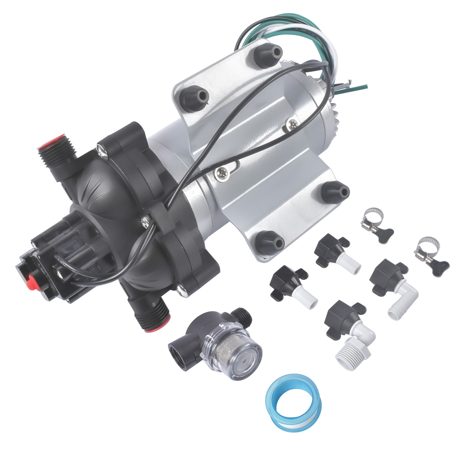 2088-594-154 Automatic Diaphragm Water Pump 3.3 GPM 115V for RV Vending Machine