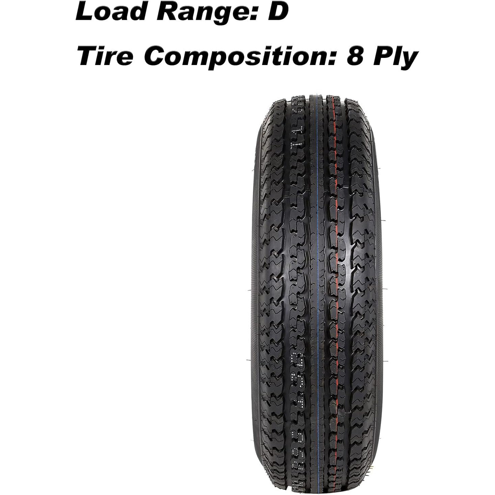 Set of 4 Radial Trailer Tire ST225/75R15 225 75R15 Load Range E 10 Ply