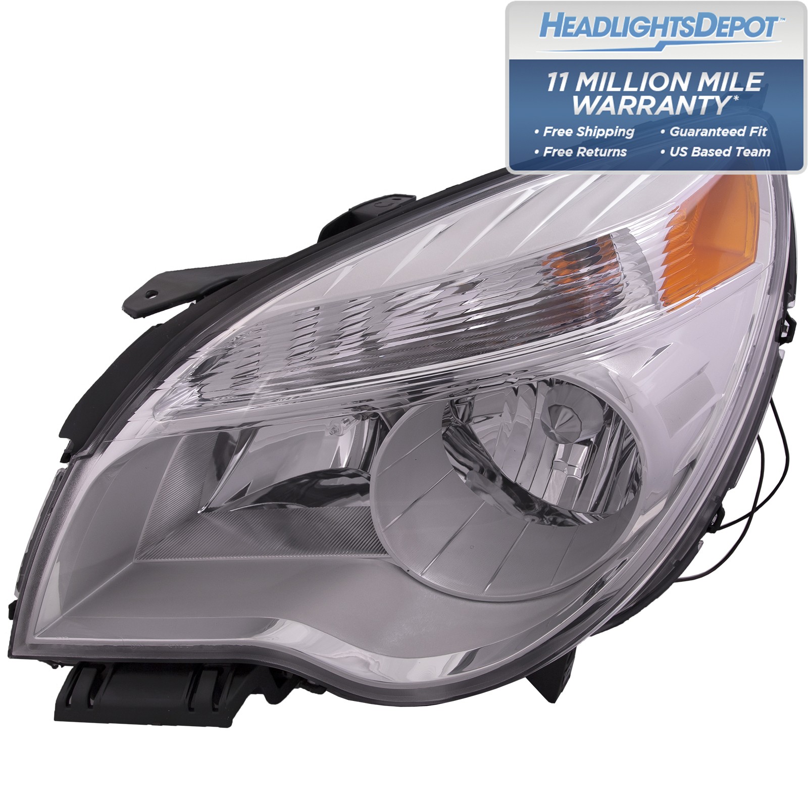 Fits Tiffin Allegro Bus 2014-2018 Motorhome RV Left Driver Headlight Halogen